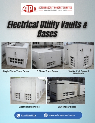 Durable Concrete Electrical Boxes | Acton Precast