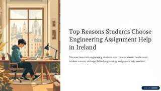 Top Reasons Students Choose Engineering Assignment Help in Ireland