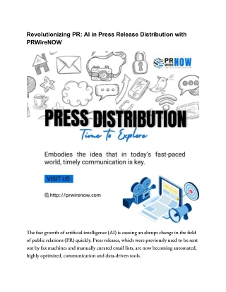 Revolutionizing PR_ AI in Press Release Distribution with PRWireNOW