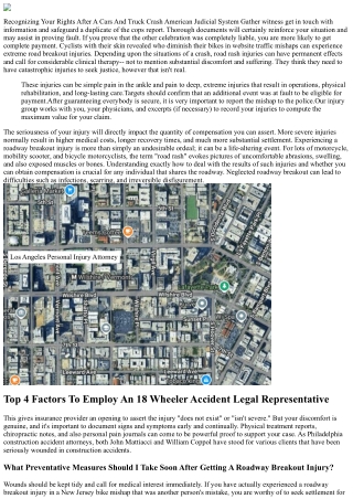 Roadway Breakout: Therapy And Payment 2025