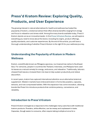 Press’d Kratom review4