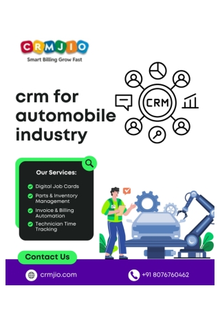 crm for automobile industry