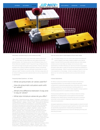 Miniature Solenoid Valves