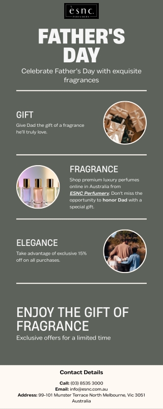 Father’s Day Special – Luxury Perfumes at ESNC Perfumery