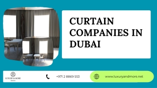 curtain companies in dubai pdf