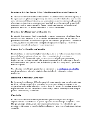 12.certificacion iso colombia