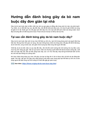 Huong dan danh bong giay da bo nam buoc day don gian tai nha