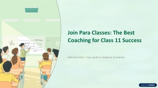 Top Class 11 Coaching Institute in Faridabad – Para Classes