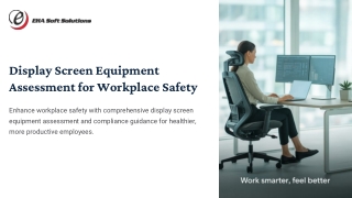Display Screen Equipment Assessment for Workplace Safety