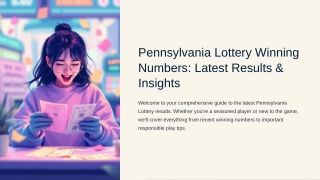 Check Pennsylvania Lottery Winning Numbers Online