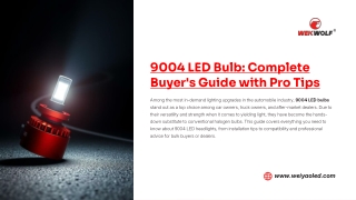 9004 LED Bulb: Complete Buyer’s Guide with Pro Tips