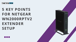 Netgear WN2000RPTv2 Extender Setup Guide – Simple & Reliable