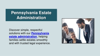Pennsylvania Estate Administration