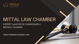 Mittal Law Chamber Expert Law Firm in Mohali