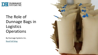 The Role of Dunnage Bags in Logistics Operations_