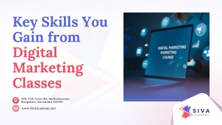Key Skills You Gain from Digital Marketing Classes