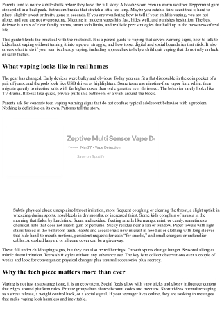 Family Vaping Prevention: Setting Tech Limits and Peer Boundaries