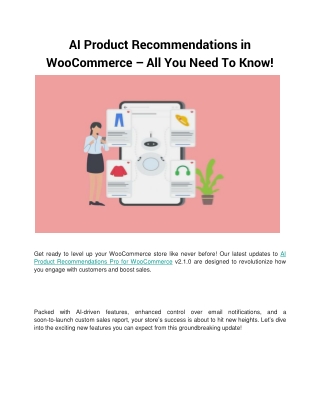 AI Product Recommendations in WooCommerce – All You Need To Know