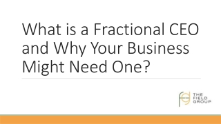 What is a Fractional CEO and Why Your Business Might Need One?