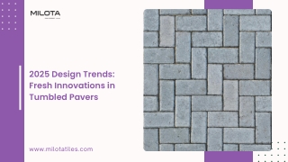 2025 Design Trends Fresh Innovations in Tumbled Pavers
