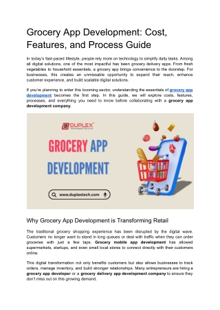 Grocery App Development_ Cost, Features, and Process Guide