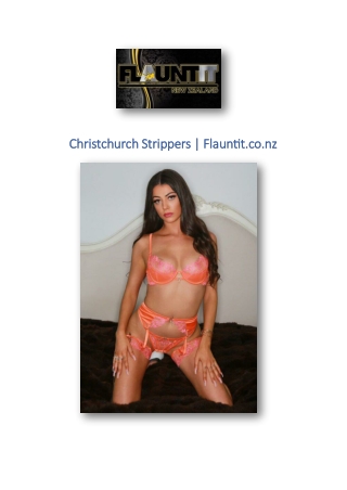 Christchurch Strippers | Flauntit.co.nz