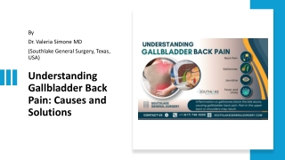 Understanding Gallbladder Back Pain - Causes and Solutions