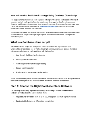Coinbase clone