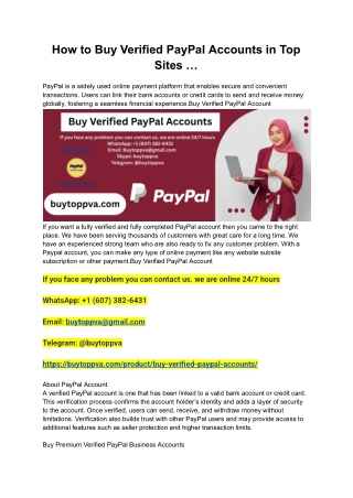 How to Buy Verified PayPal Accounts in Top Sites …