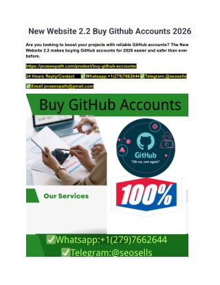 New Website 2.2 Buy Github Accounts 2026