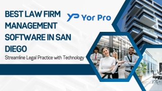 Best Law Firm Management Software In San Diego