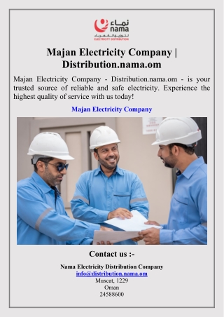 Majan Electricity Company  Distribution.nama.om
