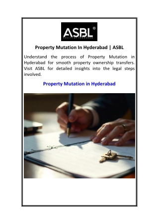 Property Mutation In Hyderabad  ASBL (2)