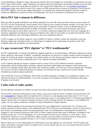 PLV digitale vs PLV traditionnelle : que choisir ?