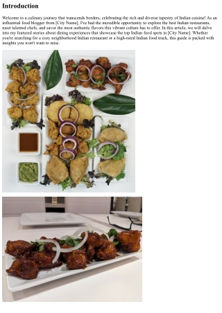 Featured Stories by an Influential Blogger from [City Name] on Dining at Top of