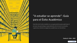 1.1 A estudiar se aprende