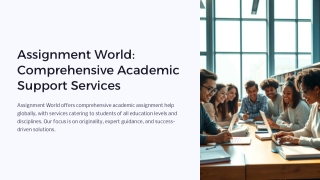 The Ultimate Guide to Getting Quality Assignment Help