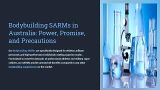 Bodybuilding SARMS Australia