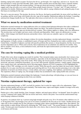 Medication-Assisted Treatment for Vaping Addiction: What’s Available