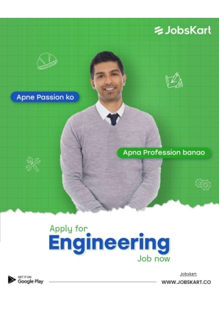 Build the Future – Apply for Engineering Jobs on JobsKart!