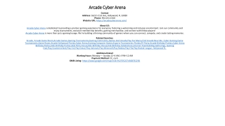 Arcade Cyber Arena