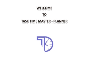 Task Time Master - Planner
