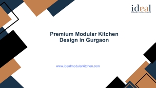 Stylish Modular Kitchen in Gurgaon | Ideal Modular Kitchen