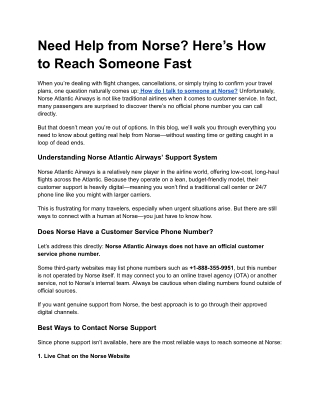 Need Help from Norse_ Here’s How to Reach Someone Fast