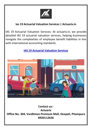 Ias 19 Actuarial Valuation Services | Actuarix.in