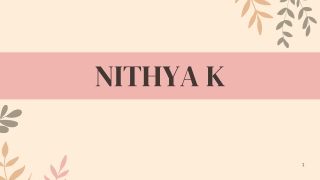 Nithya k