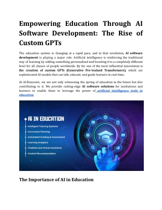 AI Consulting Services