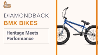 Diamondback BMX Bikes – Heritage Meets Performance
