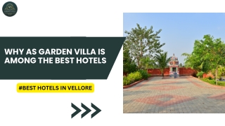 Best Resort In Vellore | AS Garden Villa