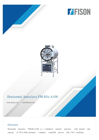 Horizontal Autoclave FM-HA-A100